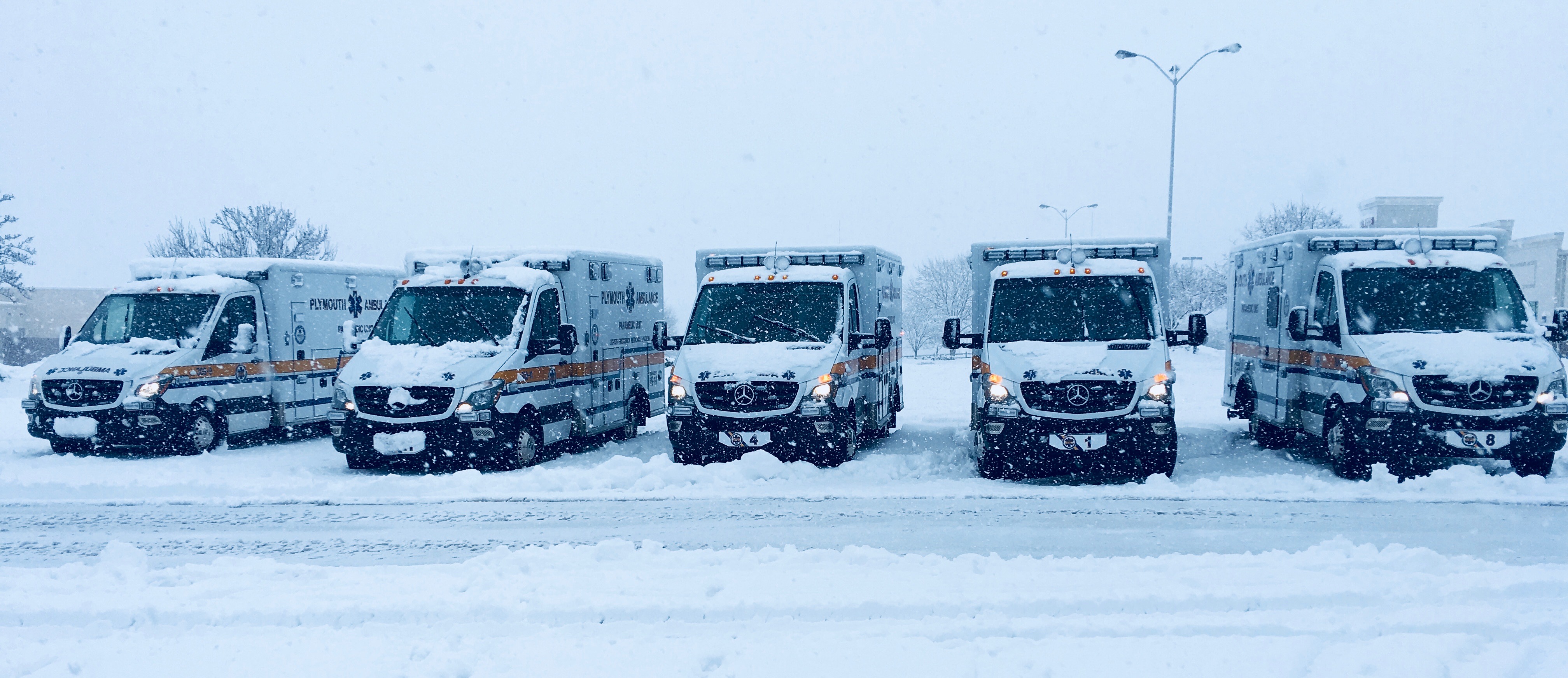 308 Ambulances during Winter Storm Quinn